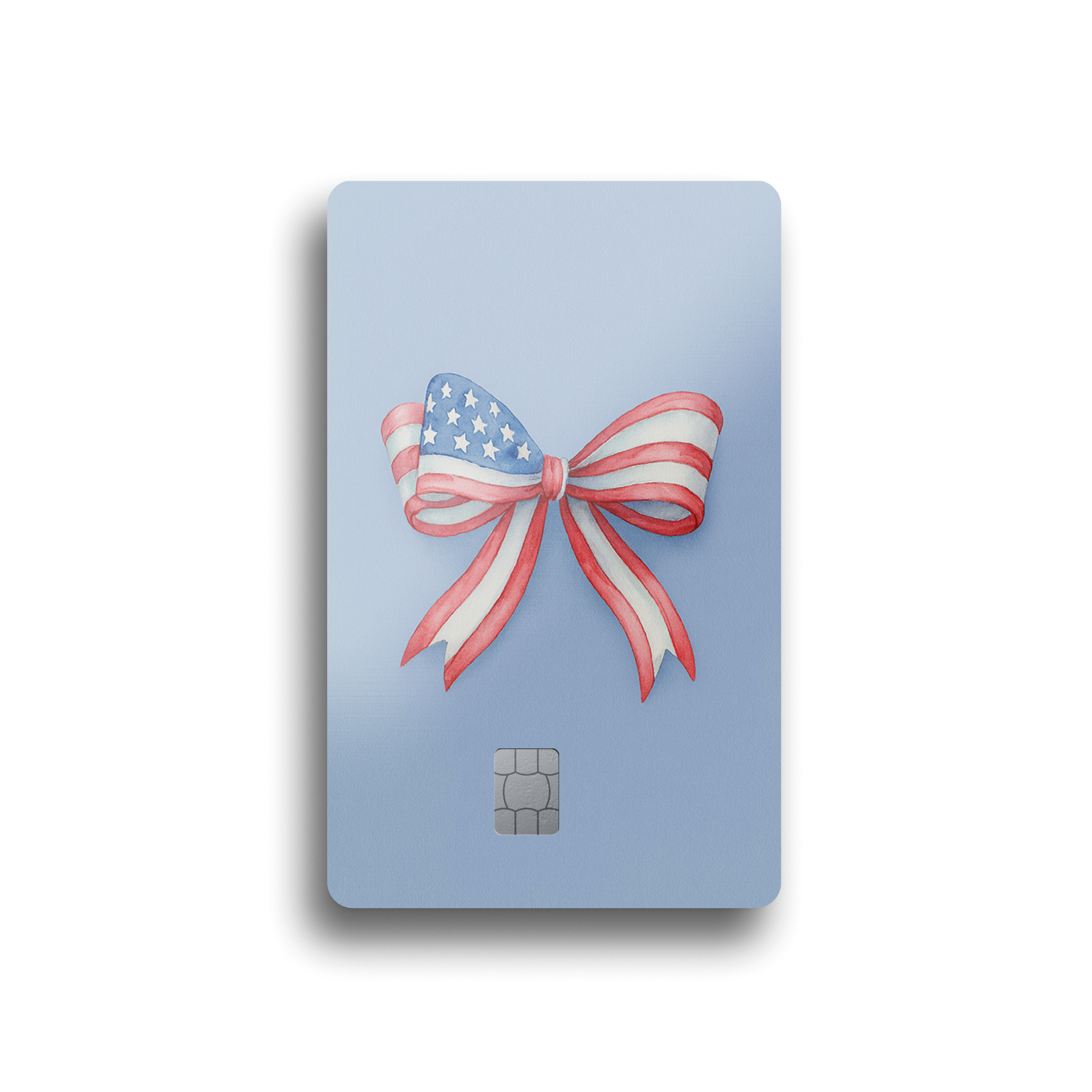 Stars & Stripes Bow Card Skin